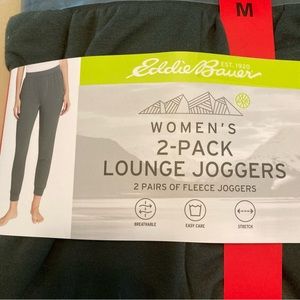 Eddie Bauer Women’s 2 Pack Lounge Joggers Size M